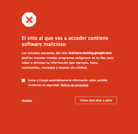 Chrome Bloquea sitios de torrents