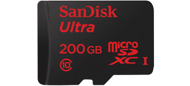 Tarjeta microsd 200GB